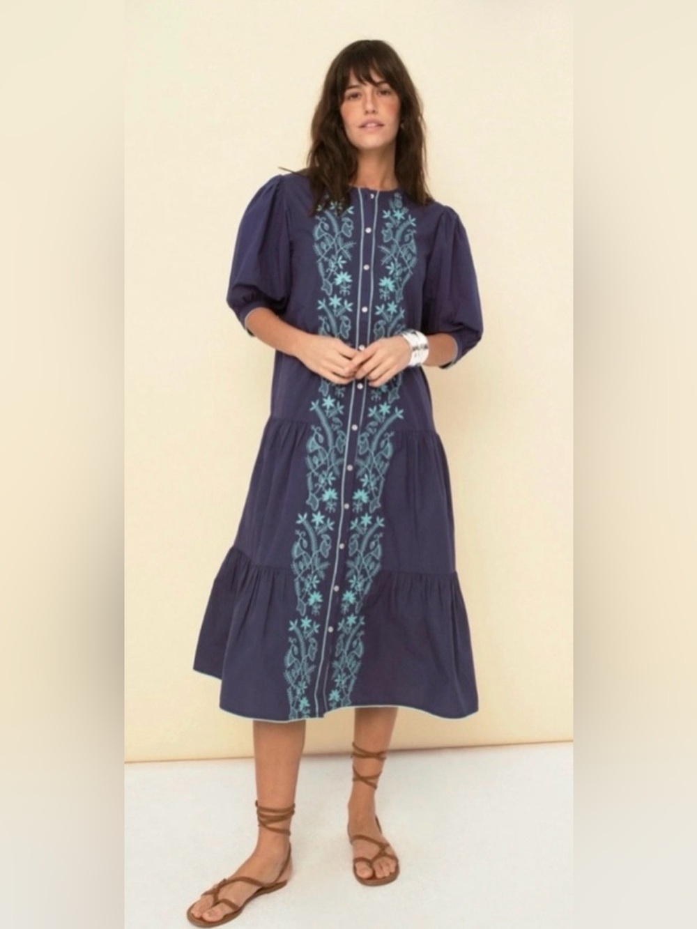 Sonmer Charlotte midi dress NWT